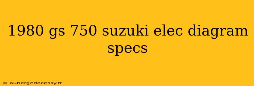 1980 gs 750 suzuki elec diagram specs