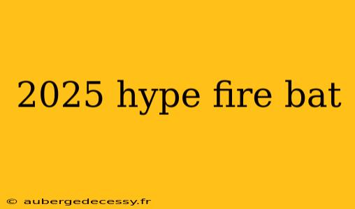 2025 hype fire bat