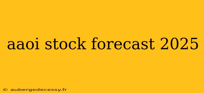 aaoi stock forecast 2025