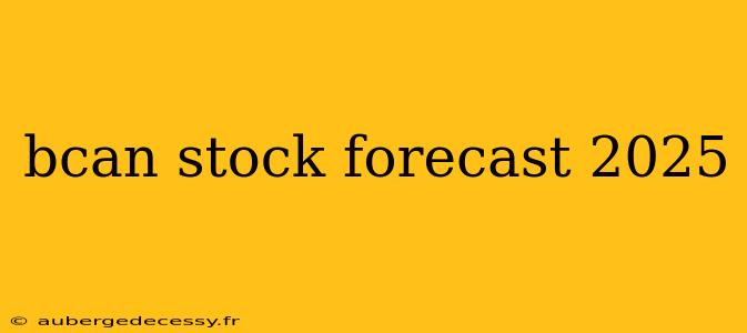 bcan stock forecast 2025