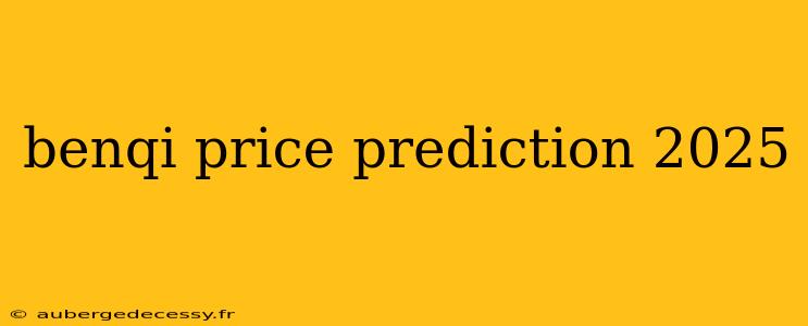 benqi price prediction 2025