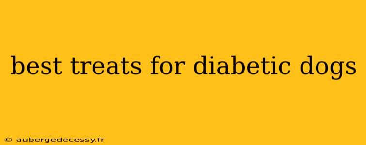 best treats for diabetic dogs