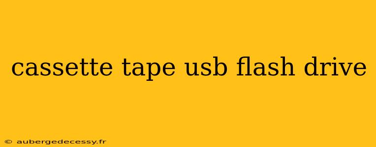 cassette tape usb flash drive