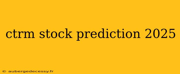 ctrm stock prediction 2025