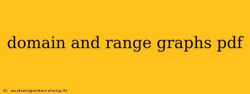 domain and range graphs pdf