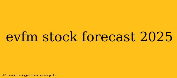 evfm stock forecast 2025