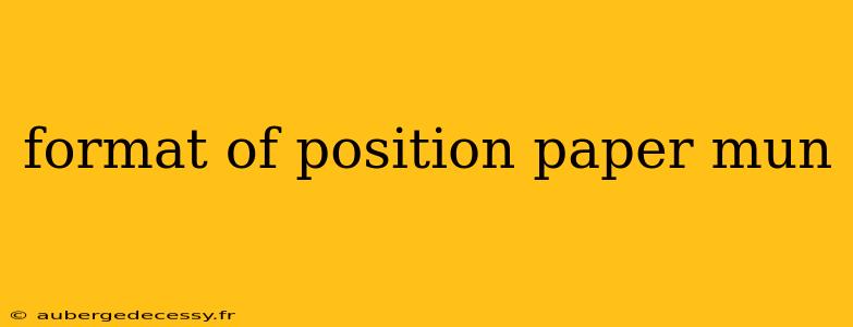 format of position paper mun