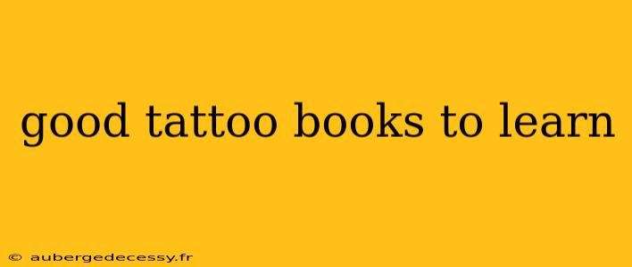 good tattoo books to learn