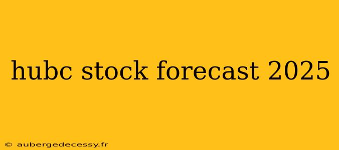 hubc stock forecast 2025