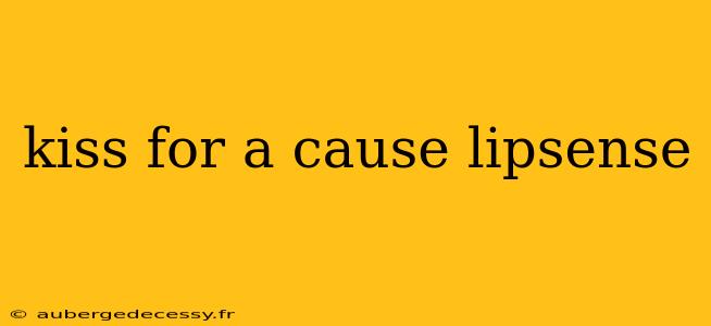 kiss for a cause lipsense