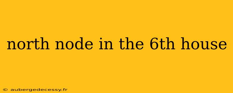 north node in the 6th house