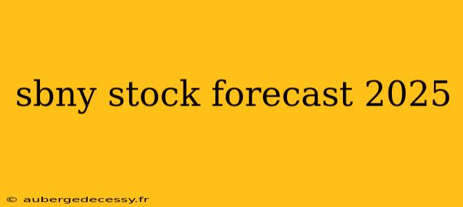 sbny stock forecast 2025