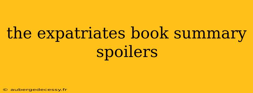 the expatriates book summary spoilers