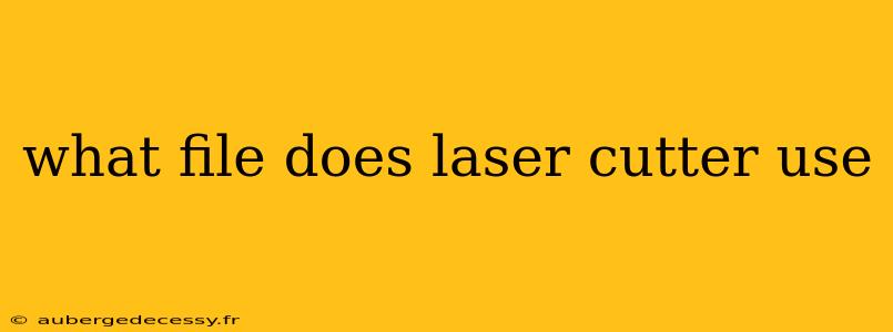 what file does laser cutter use